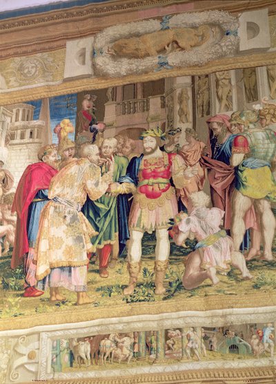 The Unification of the States (detail) by Giovanni Battista Rosso Fiorentino